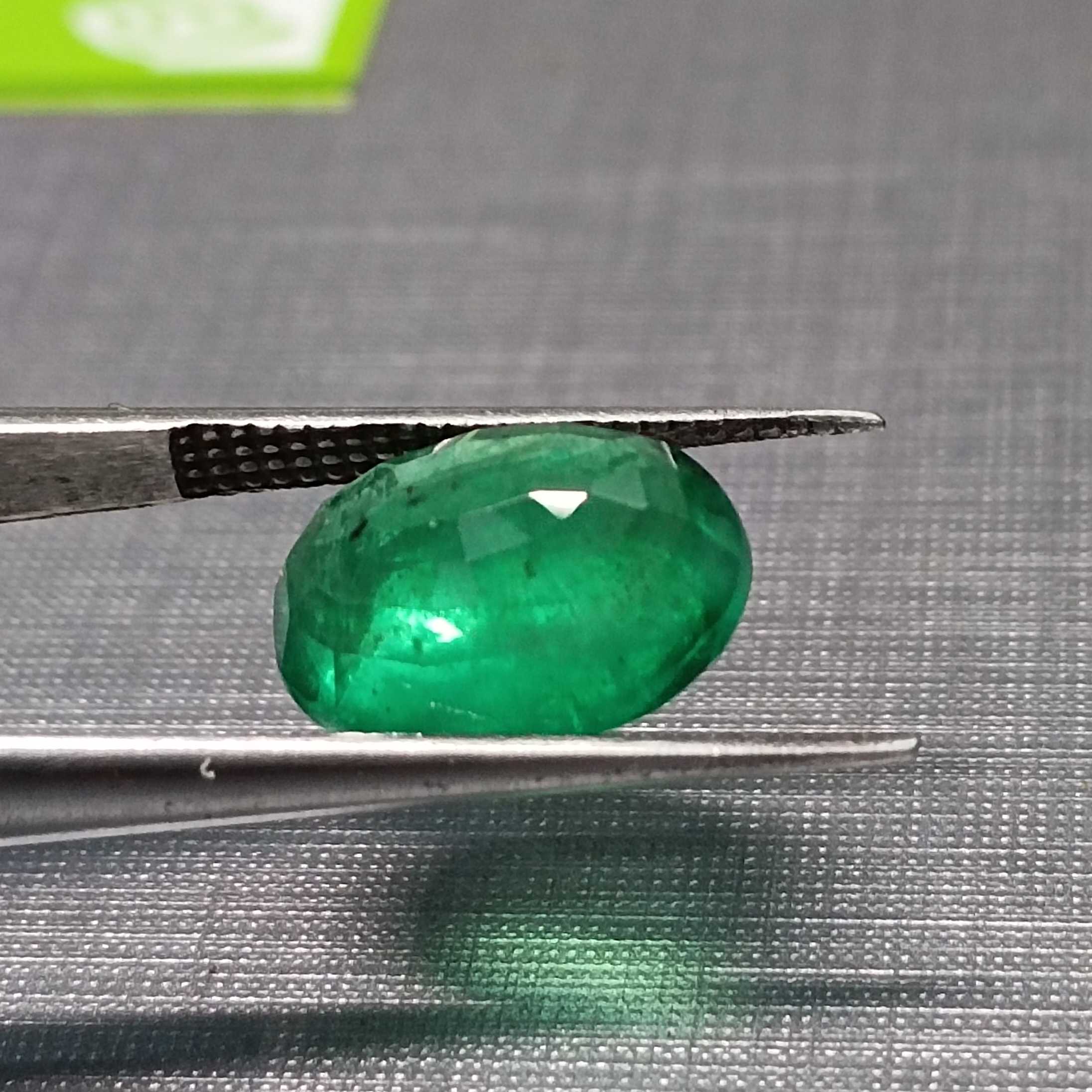3.26ct Oval Shape Pakistan Green Color Emerald